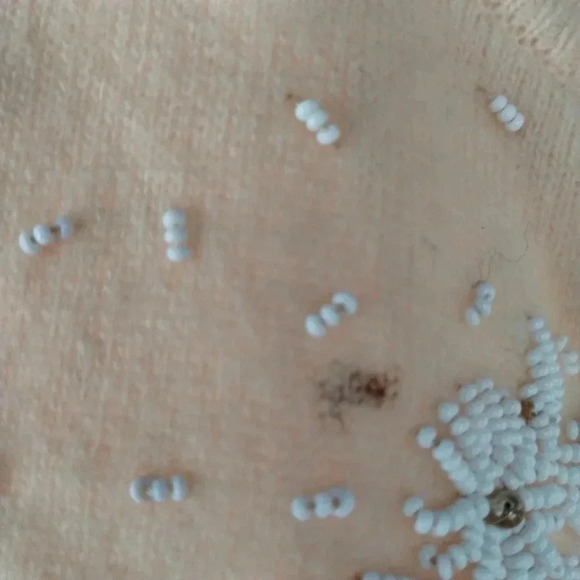 🤩HOST PICK🔥1950's Beaded Cashmere  sweater - Picture 7 of 14